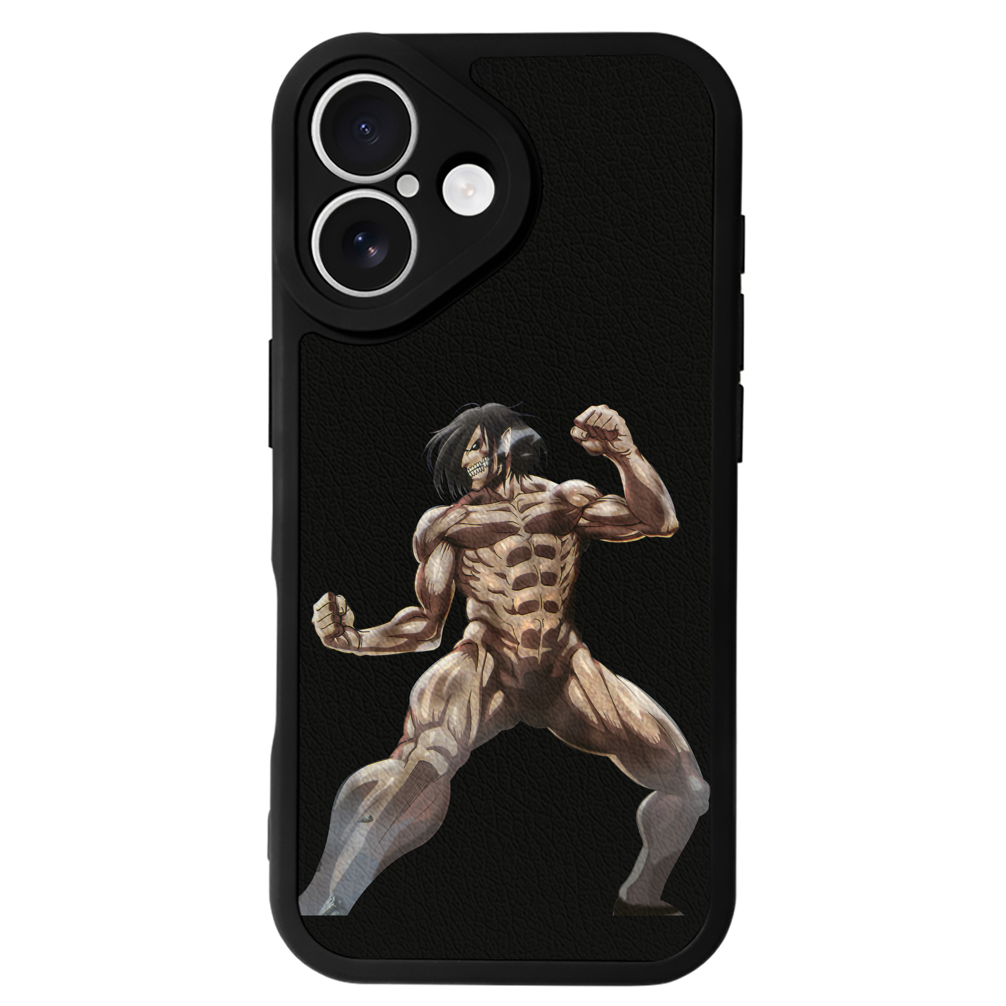 （画像用） 進撃の巨人 Attack on Titan 【iPhone 16シリーズ対応】シリコンスマホケース（レザー調） 材質：シリコン